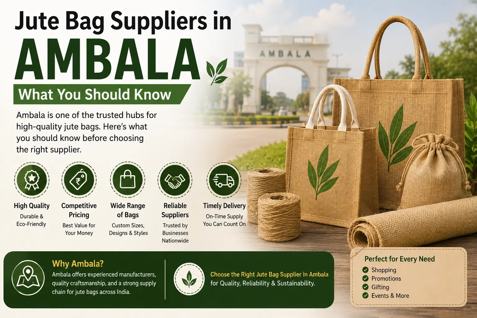 jute bag suppliers in ambala