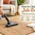 natural jute rug in a living room